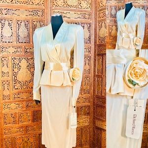 Vintage 1980’s Richard Warren Skirt Suit NWT